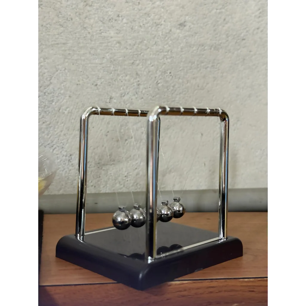Newton Cradle Desk Toy with Metal Balls for Office Table Decoration - Image 8