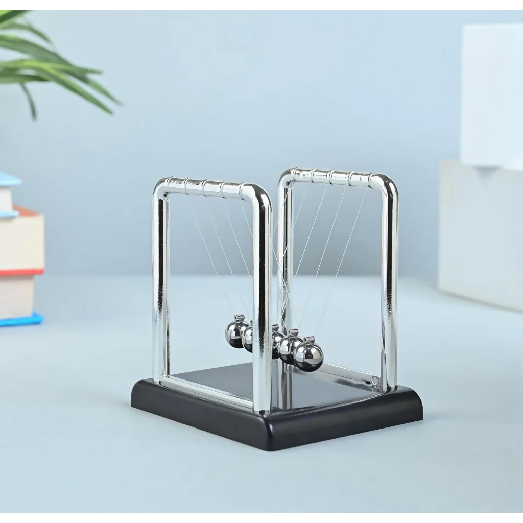 Newton Cradle Desk Toy with Metal Balls for Office Table Decoration - Image 9