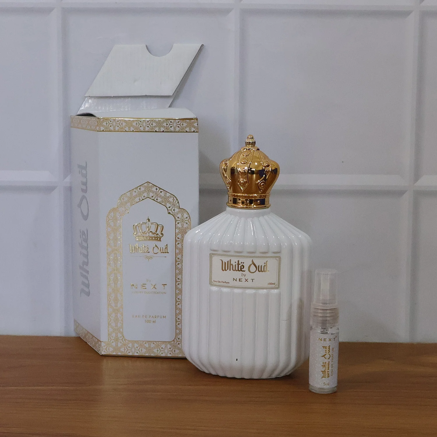 Next White Oud Premium Long Lasting Perfume Spray 100 ML - Image 7