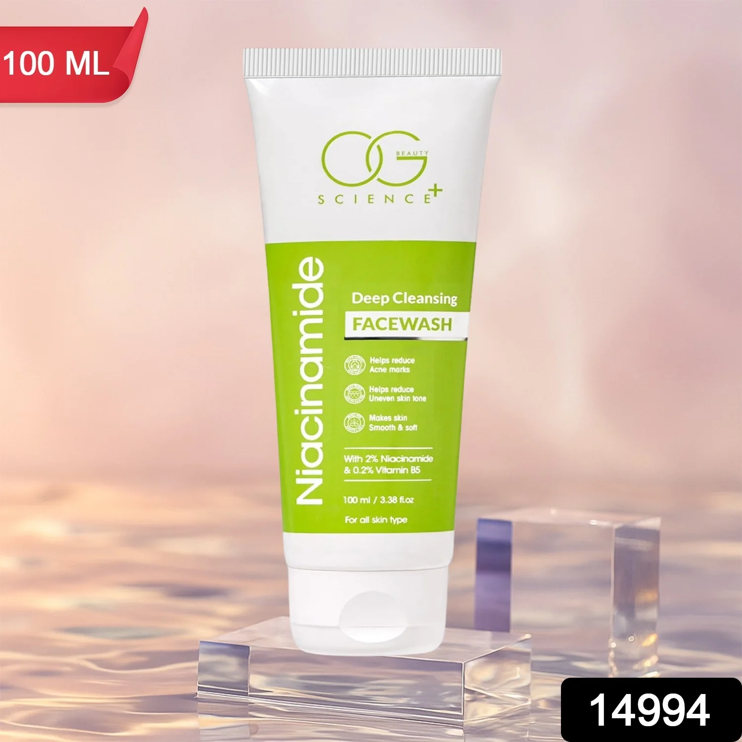 OG Beauty Niacinamide Deep Cleansing Facewash - (1 Pc / 100Ml) - Image 2