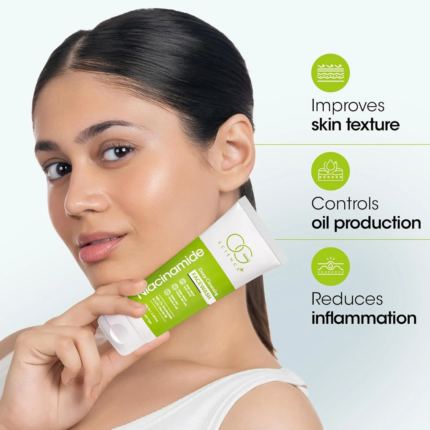 OG Beauty Niacinamide Deep Cleansing Facewash - (1 Pc / 100Ml) - Image 4