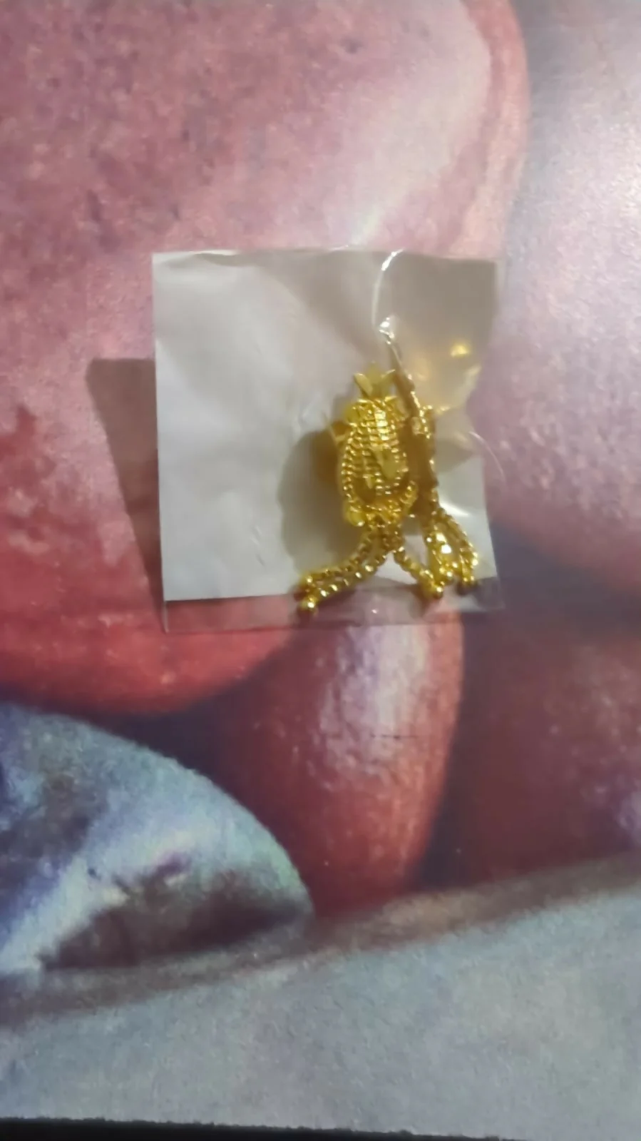 Nice 3 Line Golden Earrings for Women & Girls – Traditional Fancy Jewellery Gift - Image 5