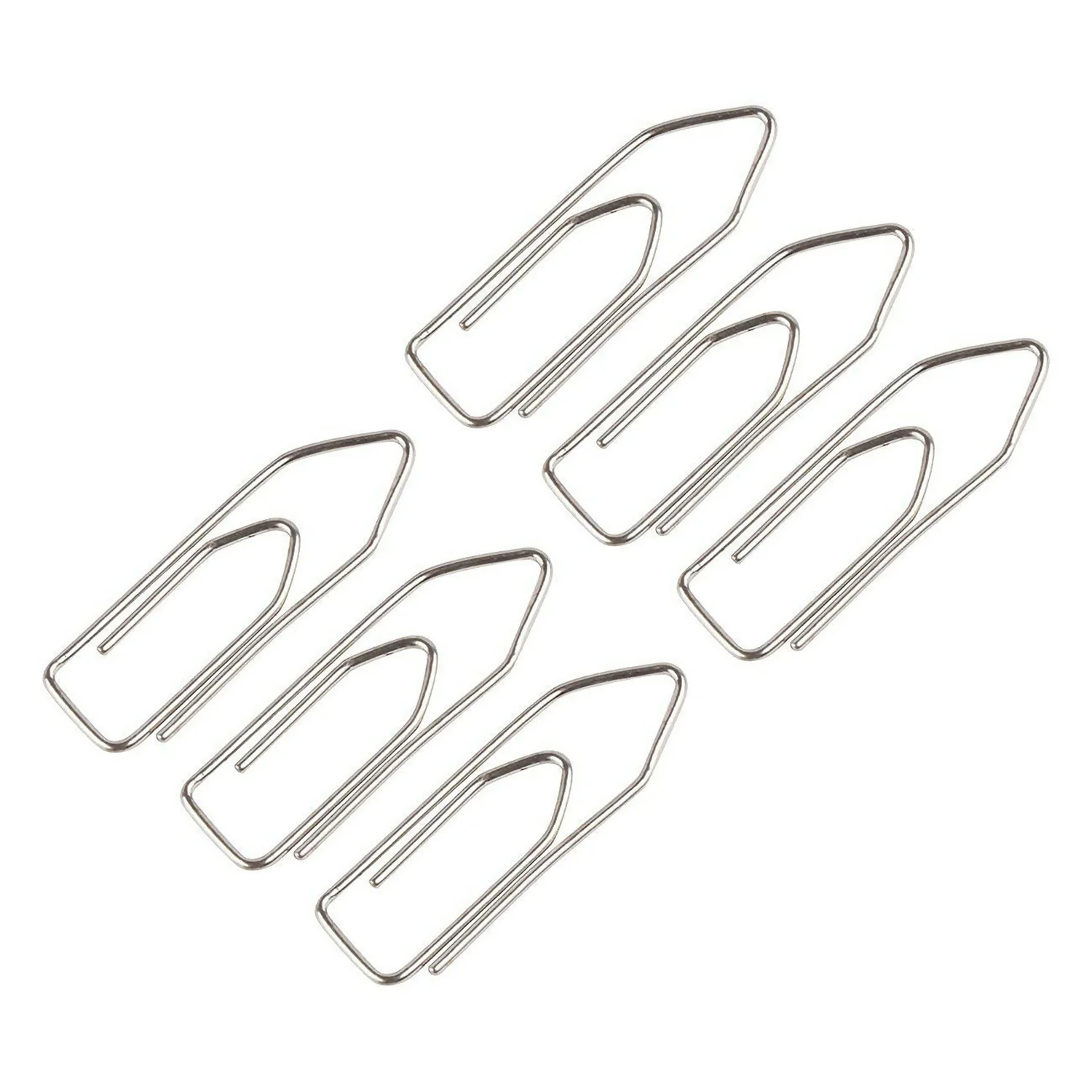 Nickel Plated Paper Clips Strong Metal Wire Clips for Office, School and Home Use (70 Pcs) - Image 5