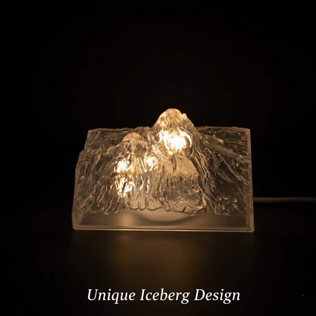 Unique Plastic Night Light: Flameless LED, Diwali (Iceberg Design, Gift) - Image 5