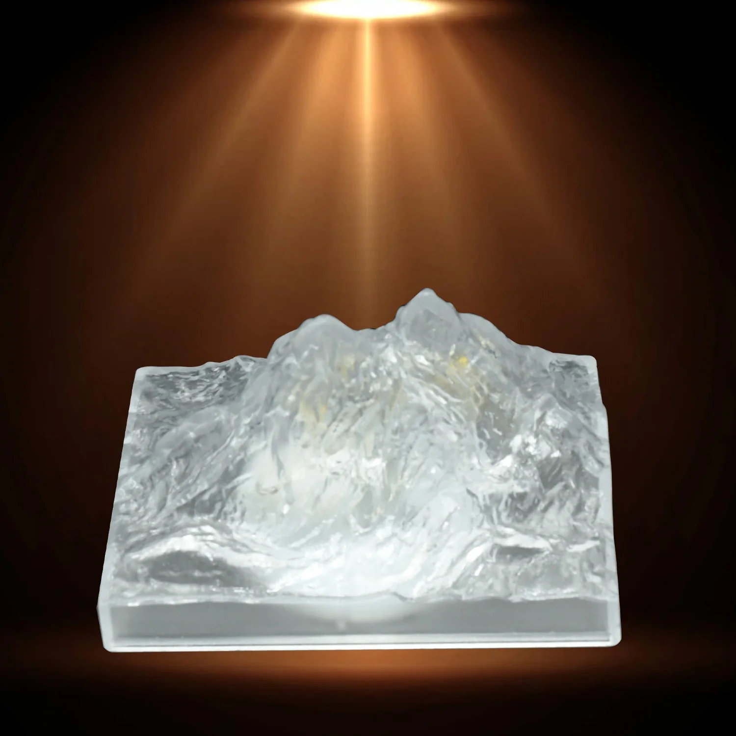 Unique Plastic Night Light: Flameless LED, Diwali (Iceberg Design, Gift) - Image 8