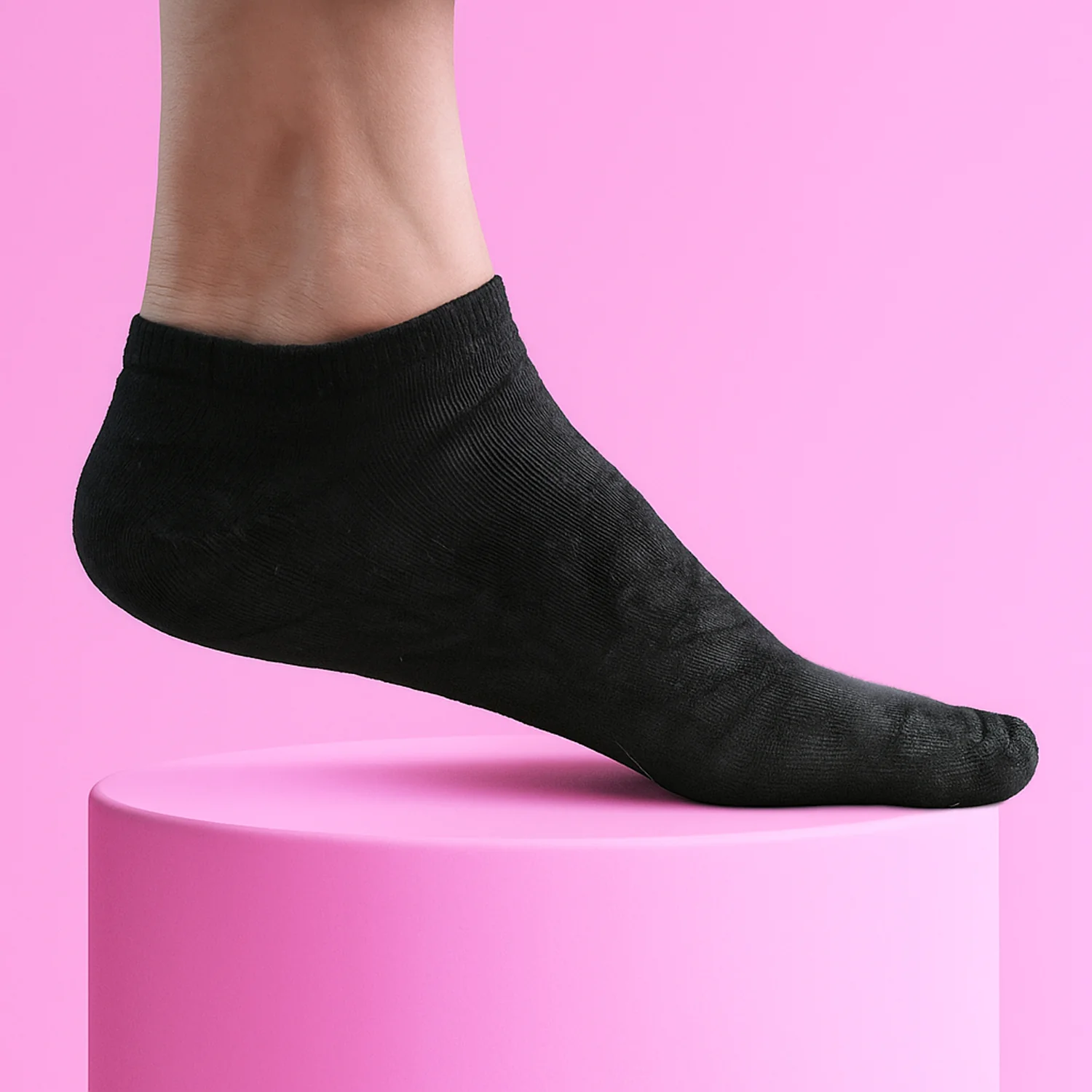 No-Show Liner Socks with Anti-Slip Heel Grip  (1 Pair) - Image 10
