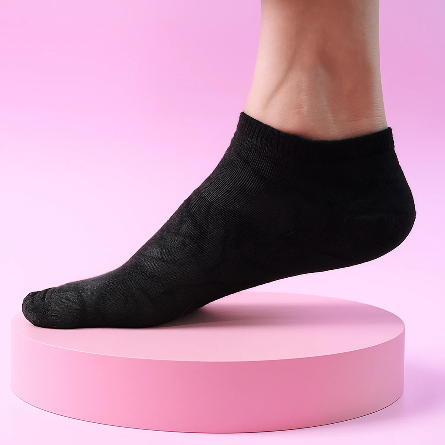 No-Show Liner Socks with Anti-Slip Heel Grip  (1 Pair) - Image 12