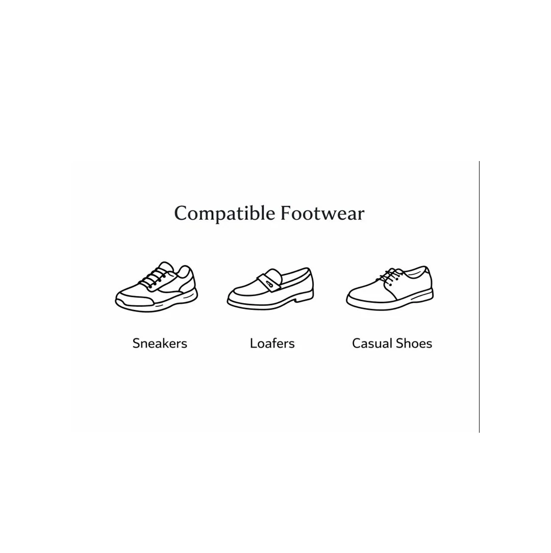 No-Show Liner Socks with Anti-Slip Heel Grip  (1 Pair) - Image 8