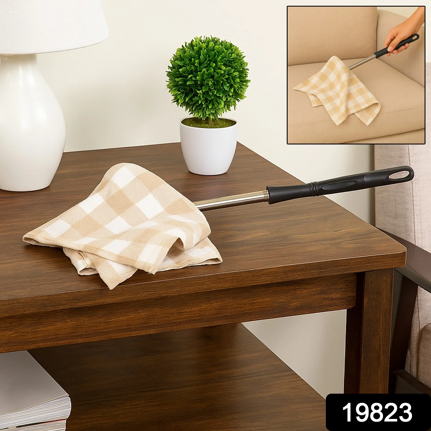 Non-Extendable Dusting Cloth with Handle (1 Pc) - Image 2