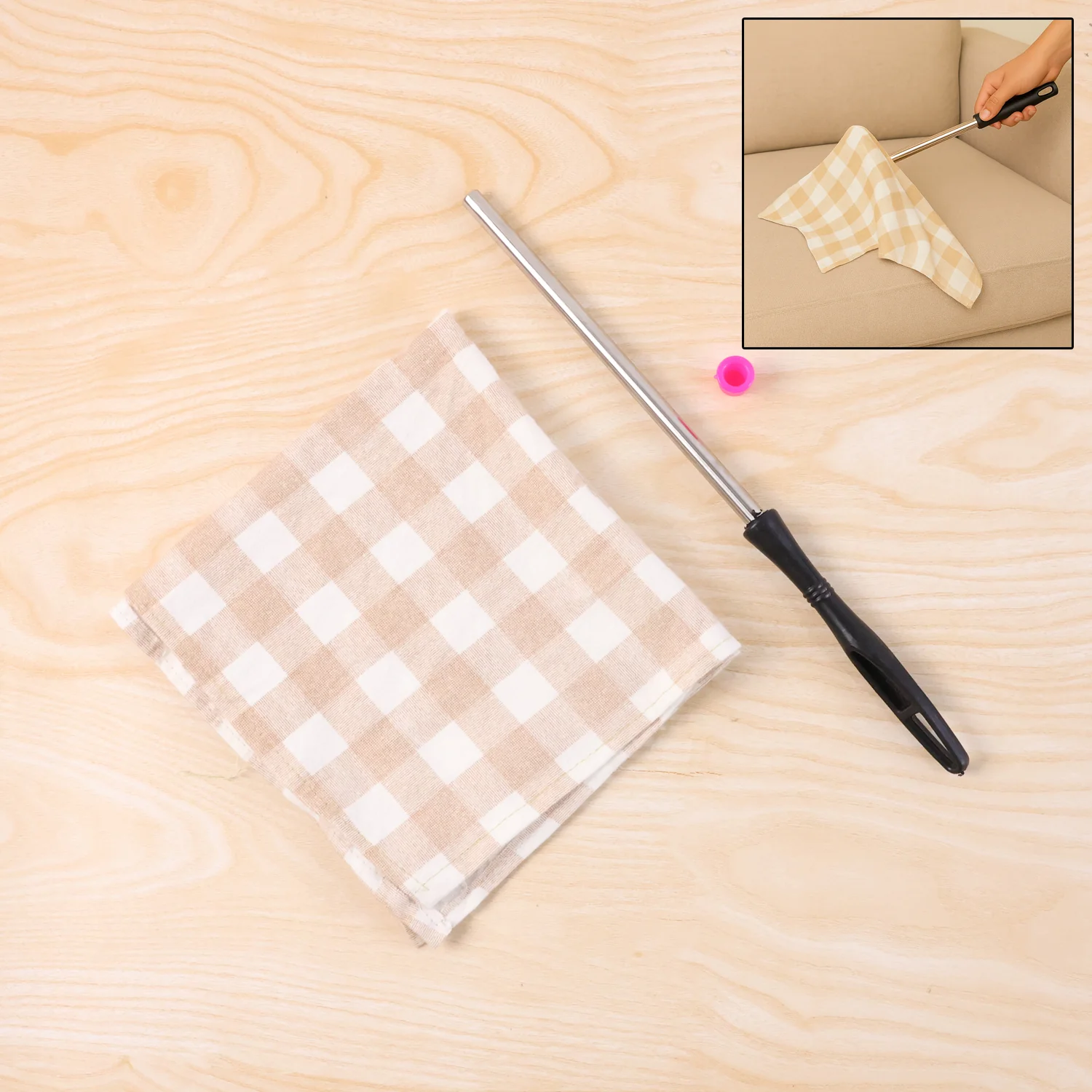 Non-Extendable Dusting Cloth with Handle (1 Pc) - Image 3
