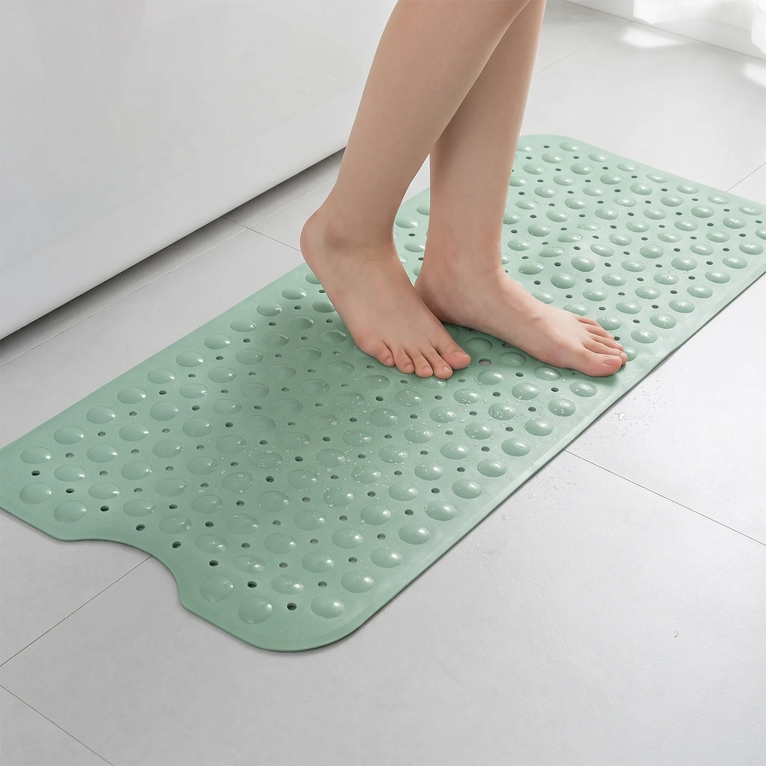 Non-Slip Suction Cup Bath Mat (1 Pc, 100x40 Cm) - Image 3