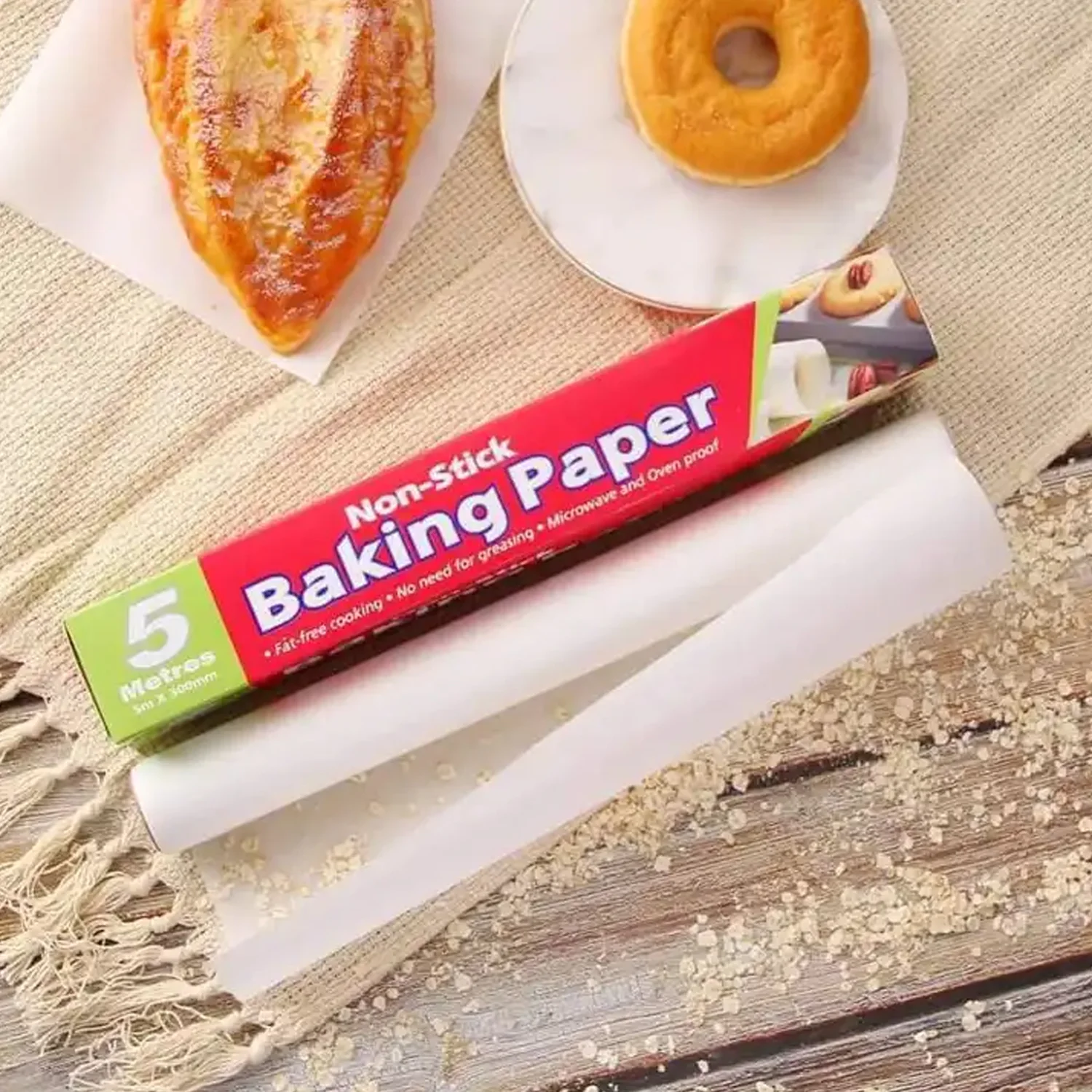 Non-Stick Parchment Paper – Easy Cleanup for Baking & Cooking (5 Mtr) - Image 4