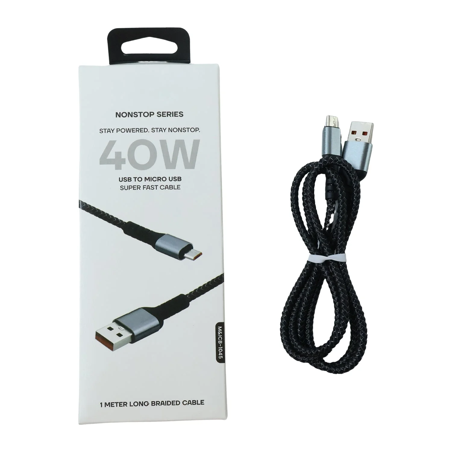 Nonstop Series 40W USB to Micro USB Super Fast Charging Cable (1 Mtr) - Image 5