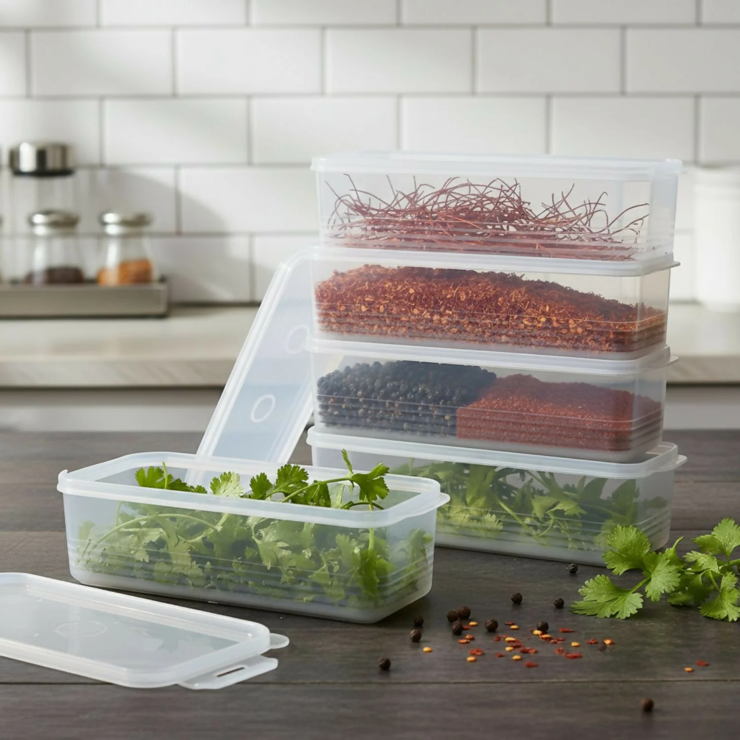 Noodel Plastic Container Pack of 6 - Image 2
