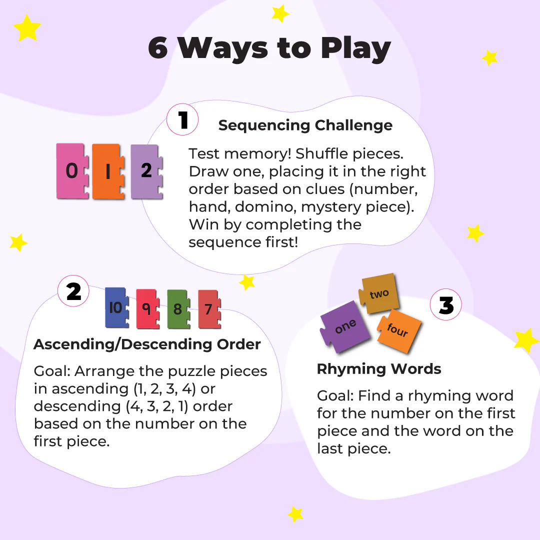 Numbers & Counting Puzzle - Ages 3+ (44 cardboard puzzle pieces) Find & Match series - Image 5