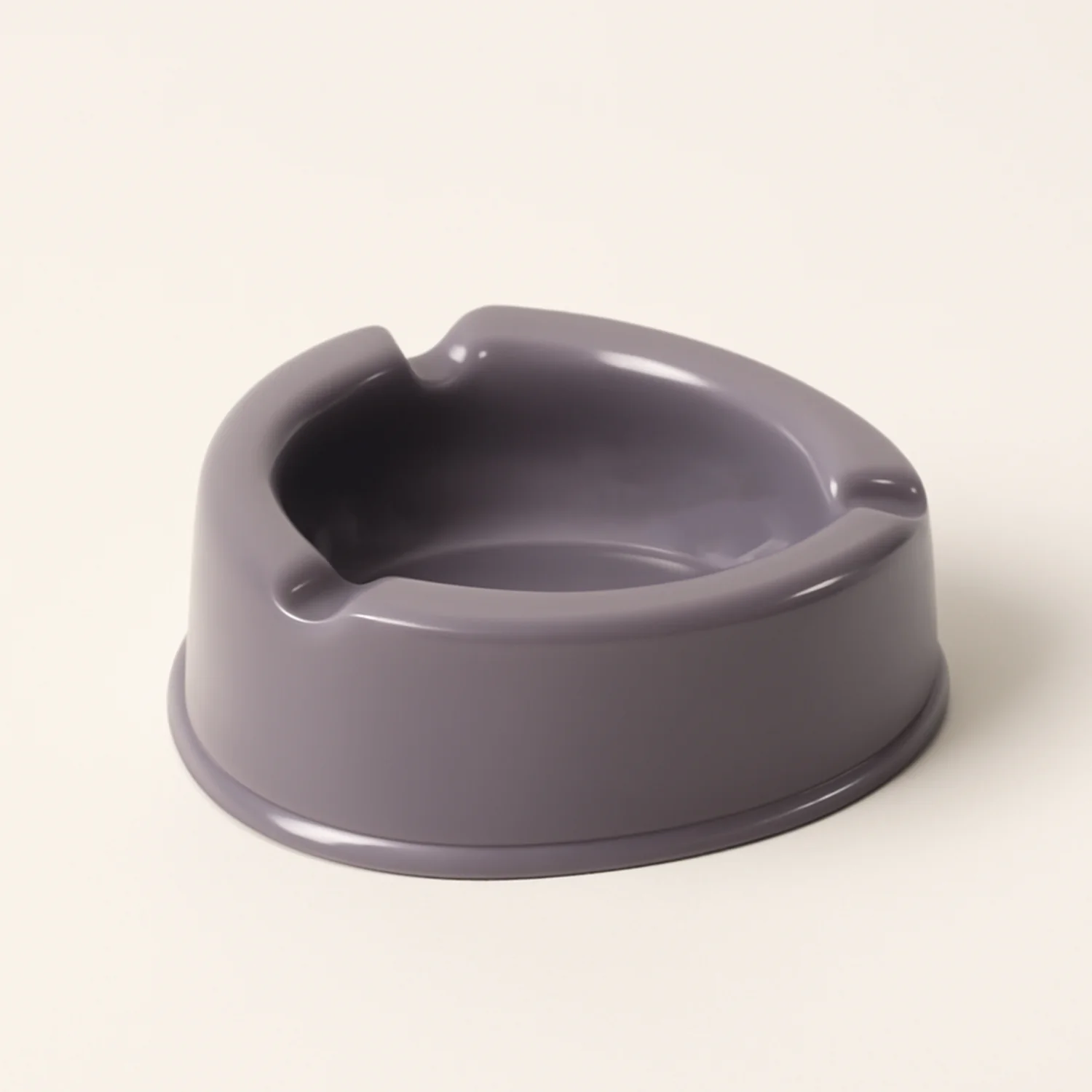 Oblivion Durable Plastic Ashtray Wide Bowl and Triple Cigarette Holder Slots (1 pc) - Image 3