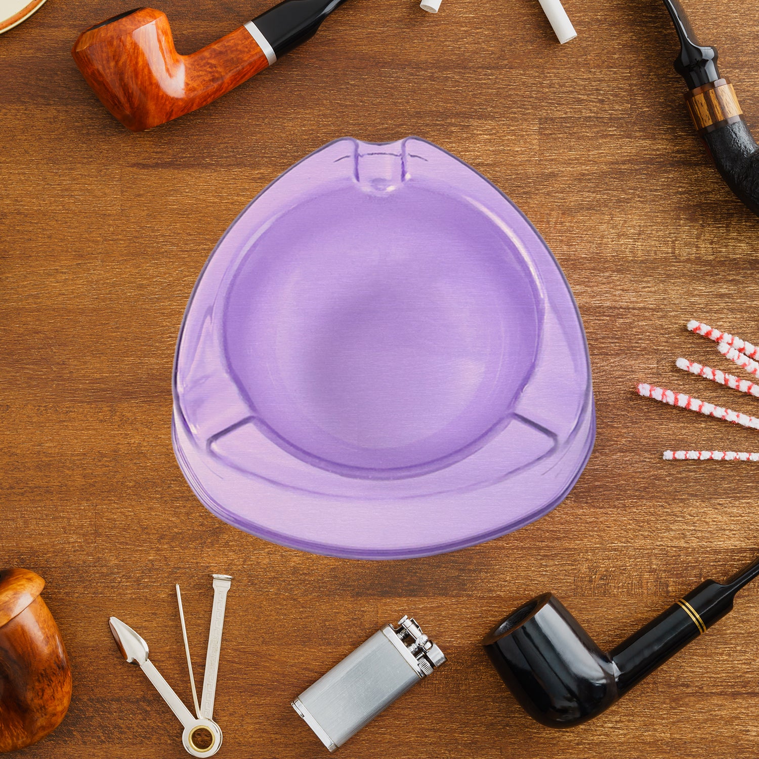 Oblivion Transparent Plastic Ashtray (Mix Color & 1 Pc) - Image 4
