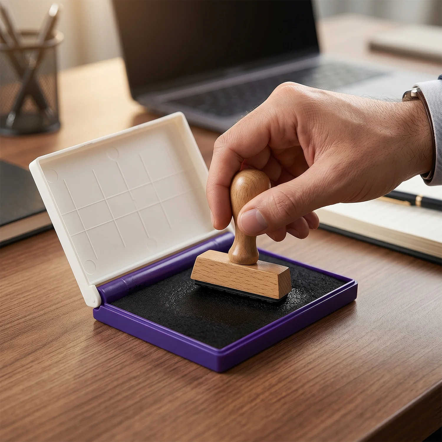 Oddy Premium Ink Stamp Pad For Office (1 Pc) - Image 3