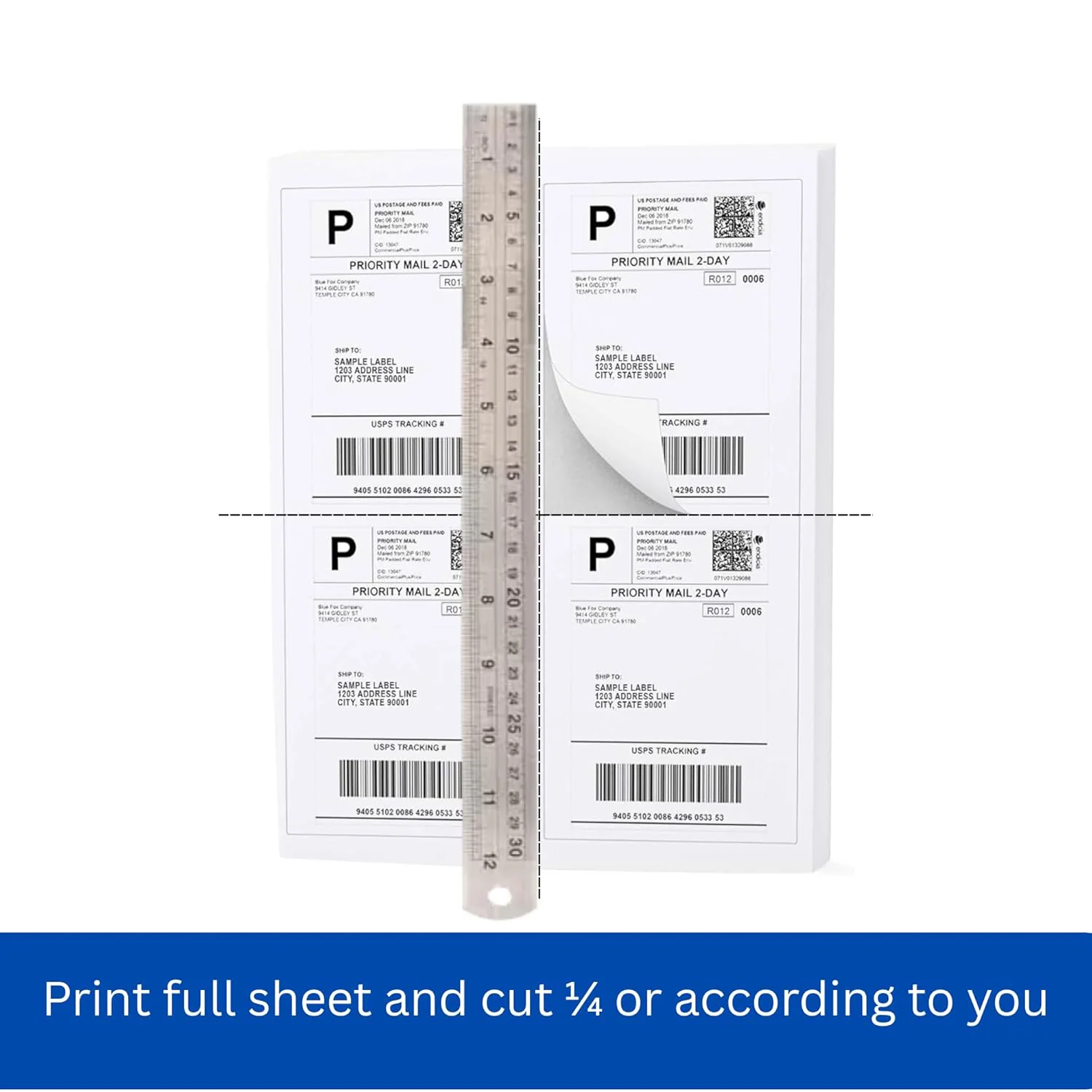 Oddy Self-Adhesive Label Sheets – A4 Full-Sheet Labels (100 Sheet) - Image 4