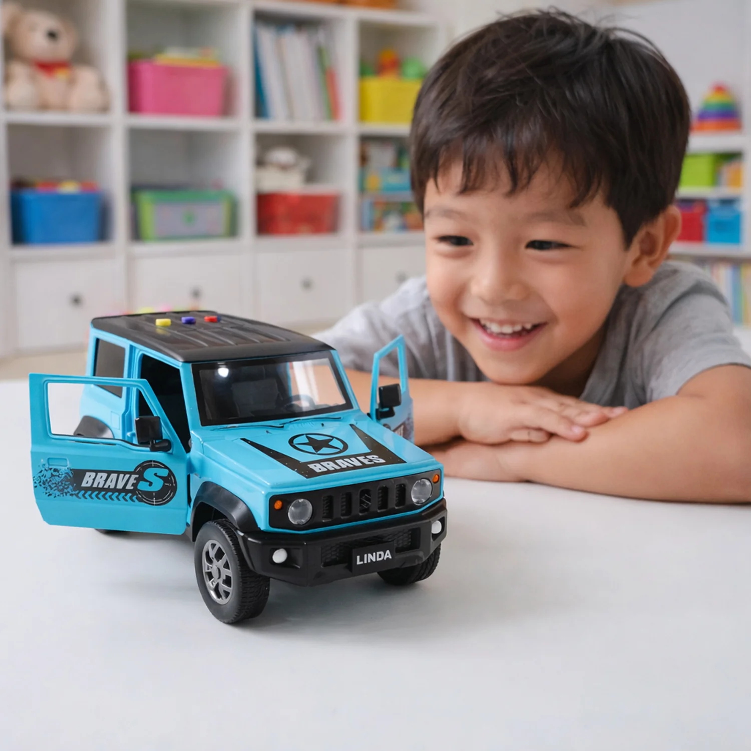 Kids Off-Road Friction Powered Toy Car (1 Pc) - Image 5