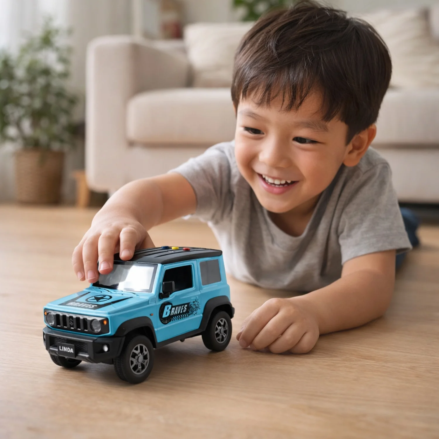 Kids Off-Road Friction Powered Toy Car (1 Pc) - Image 7