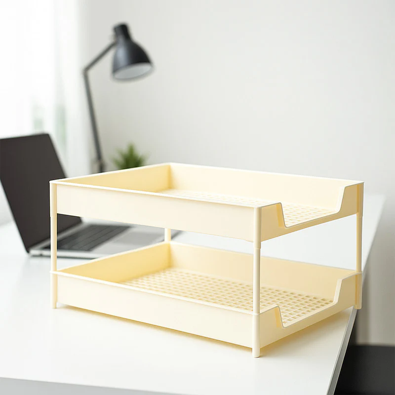 Officemate 2-Layer Executive Document Tray Premium File Organizer for Office Home - Image 3