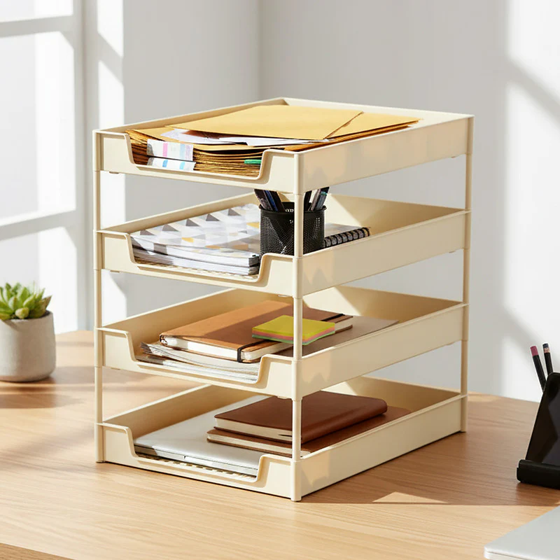 Officemate 4-Layer Executive Document Tray (37.5 cm x 27.5 cm x 40 cm) - Image 3