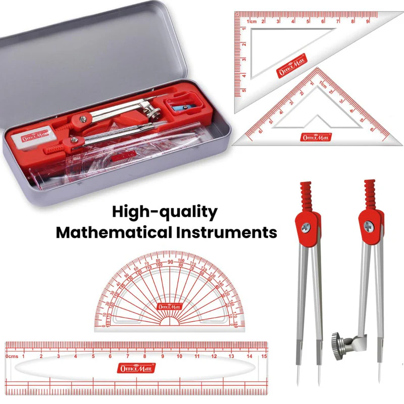 Officemate Mathematical Drawing Instrument Box - Image 4
