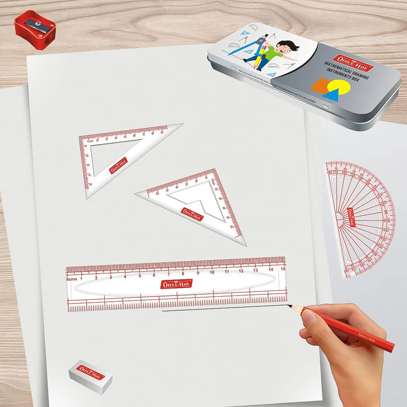 Officemate Mathematical Drawing Instrument Box - Image 6