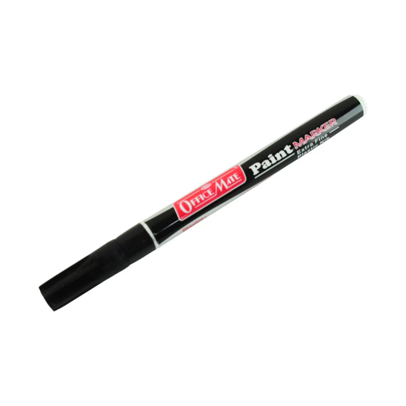 Officemate Paint Marker – Black Colour Extra Fine Plastic Nib - Image 5