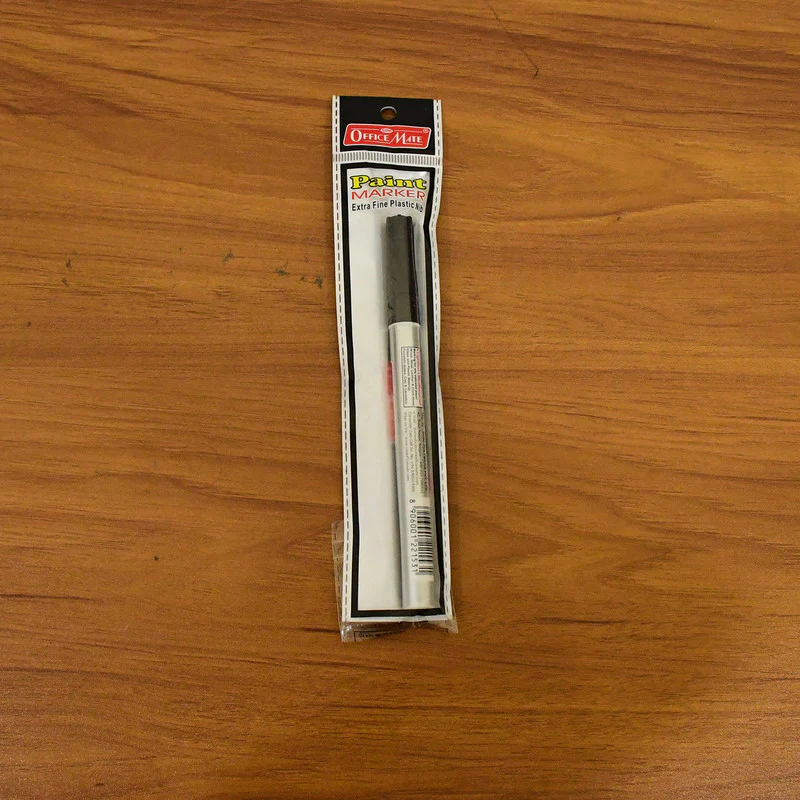 Officemate Paint Marker – Black Colour Extra Fine Plastic Nib - Image 6