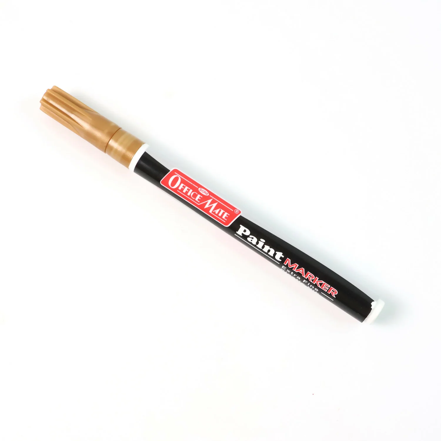 Officemate Paint Marker – Extra Fine Plastic Nib (Gold, 1 Pc) - Image 5