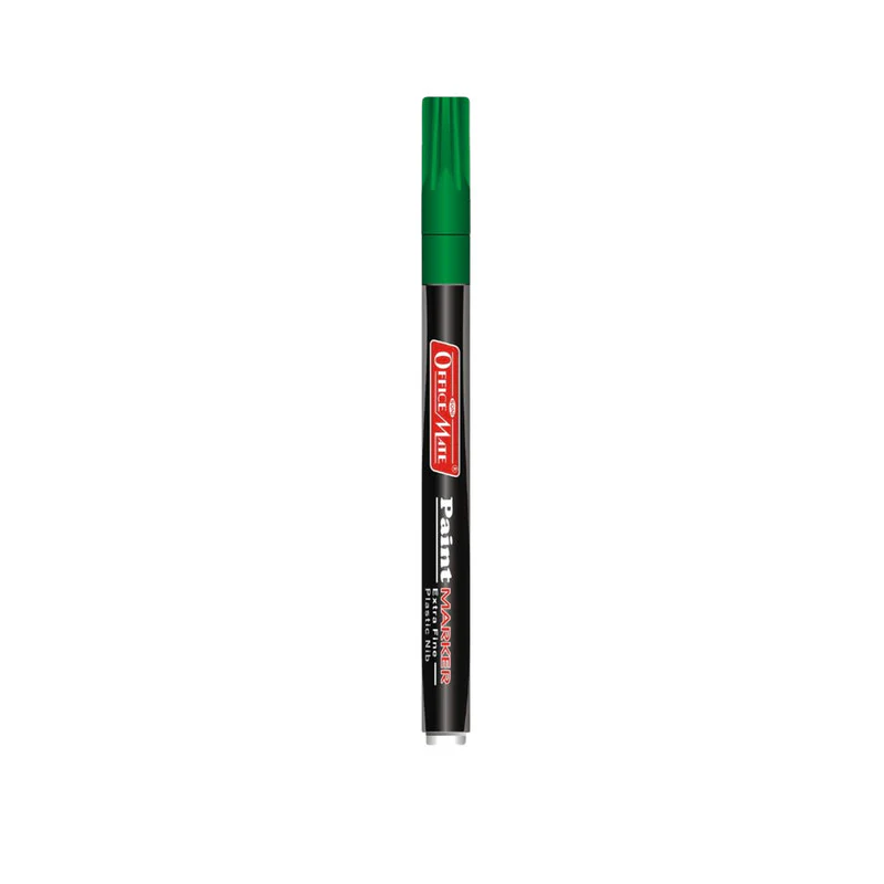 Officemate Paint Marker – Green Colour Extra Fine Plastic Nib - Image 5