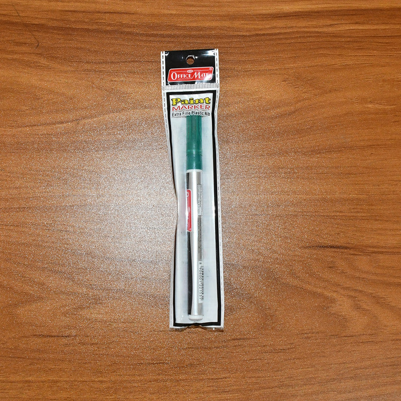 Officemate Paint Marker – Green Colour Extra Fine Plastic Nib - Image 6