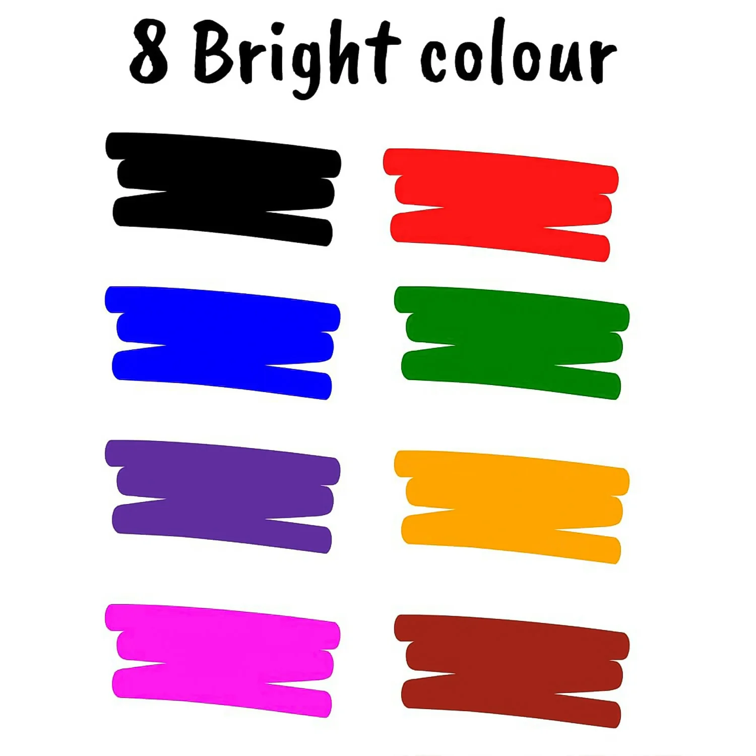 Officemate Refillable Whiteboard Marker Pen Set – 8 Vibrant Colours - Image 6