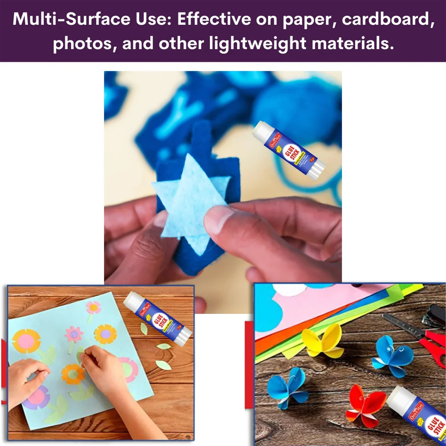 Officemate Glue Stick – 8g Strong Adhesion Non-Toxic PVP Based - Image 7
