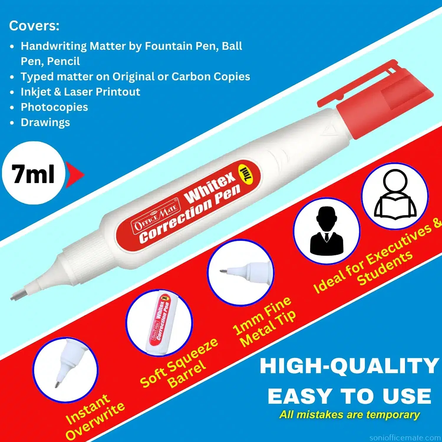 Officemate Personal Office Kit Complete Stationery Set with Glue Cutter Markers Notes - Image 7