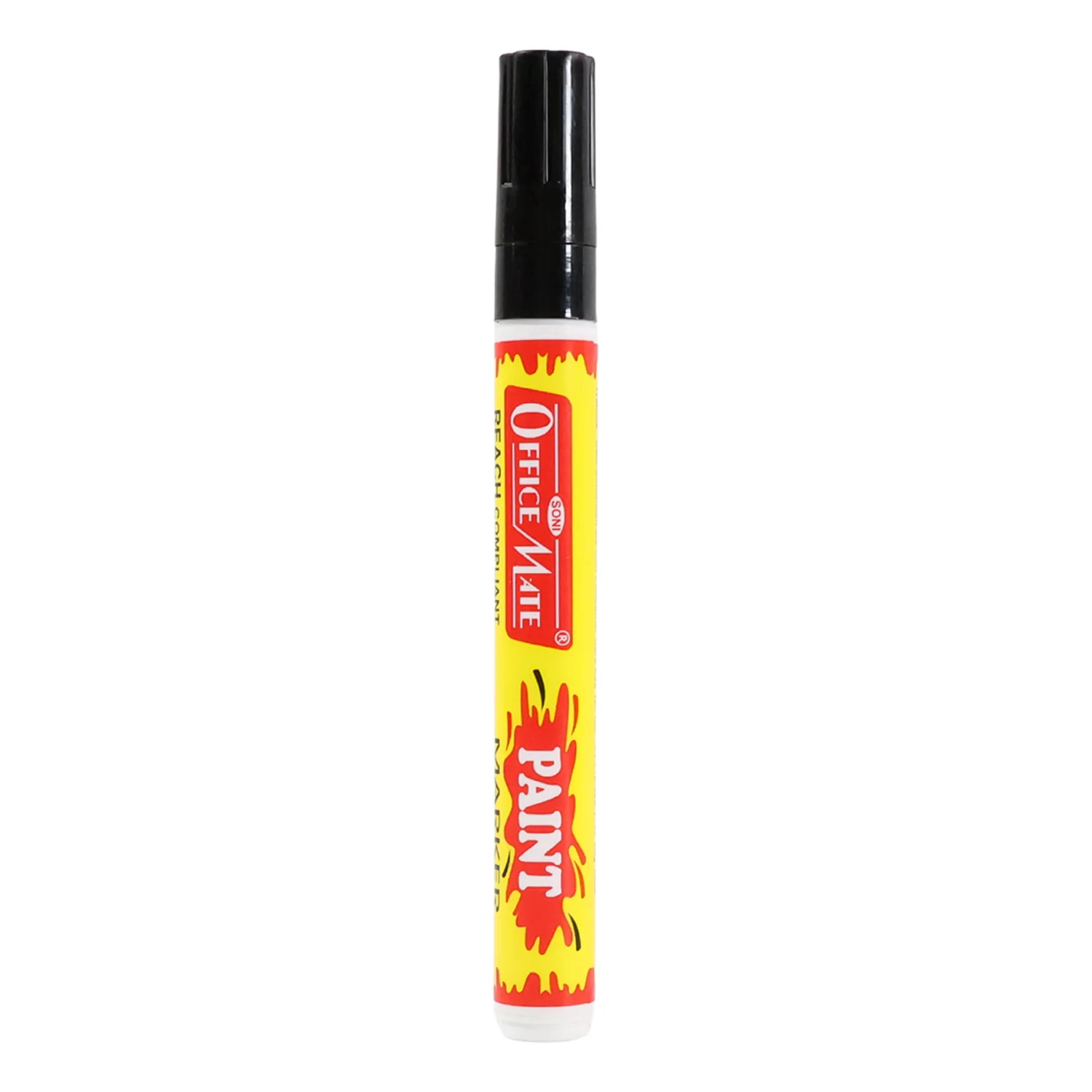 Officemate Permanent Paint Marker Pen Black – Quick Dry, Bold Writing, REACH - Image 5