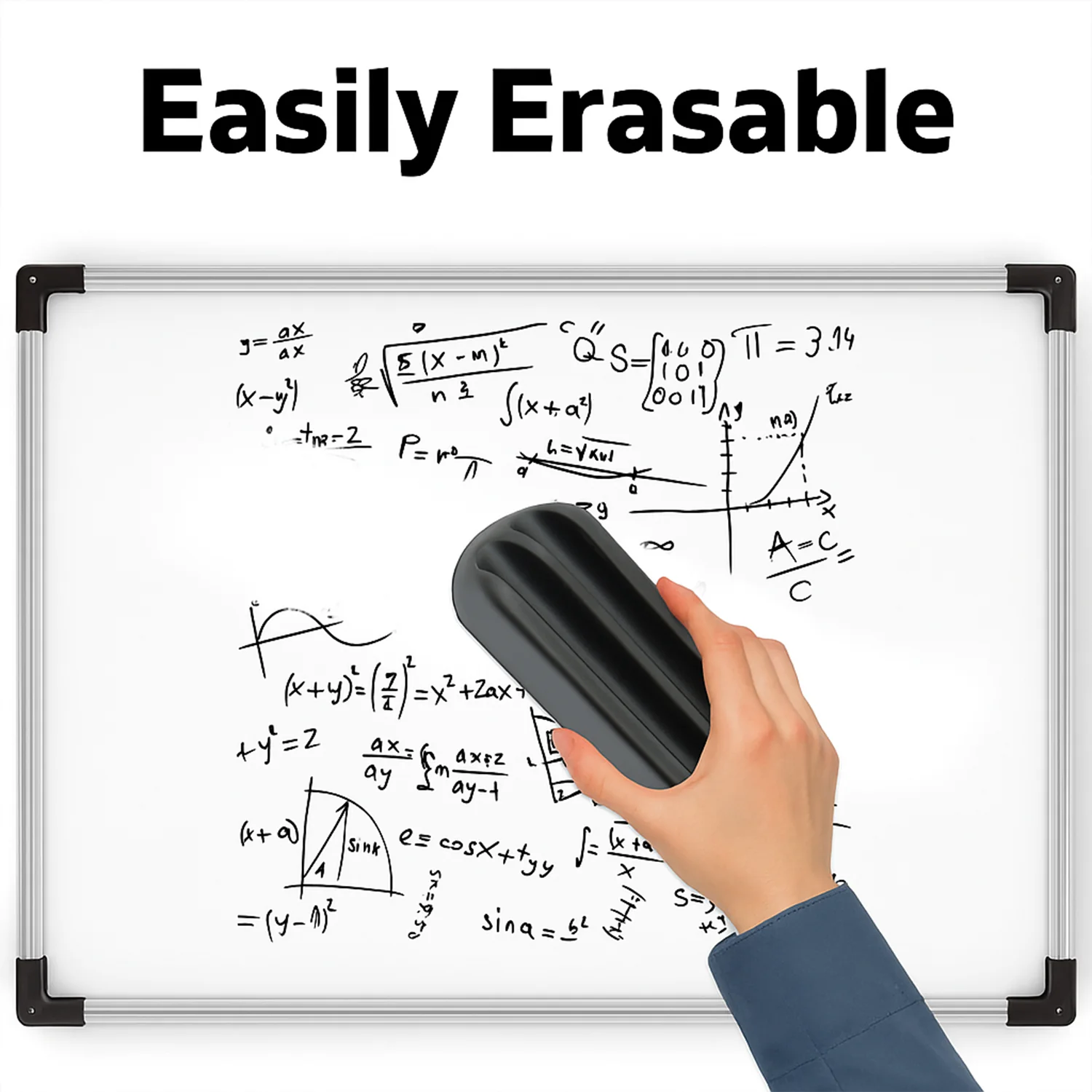 Officemate Whiteboard Duster – Magnetic, Lightweight & Easy Grip - Image 4