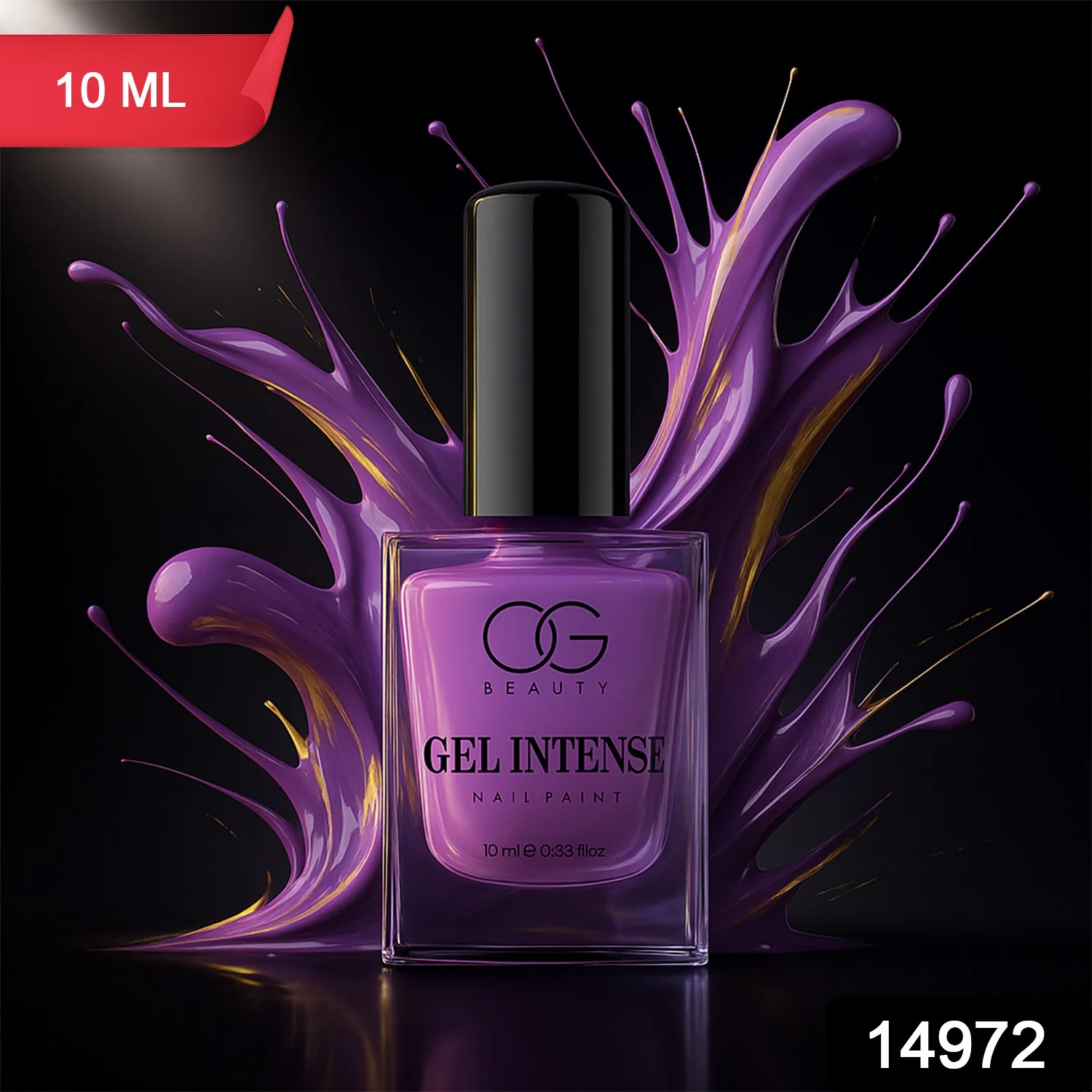 OG Beauty Berry Eclipse Gel Intense Nail Polish (1 Pc / 10 ML) - Image 2