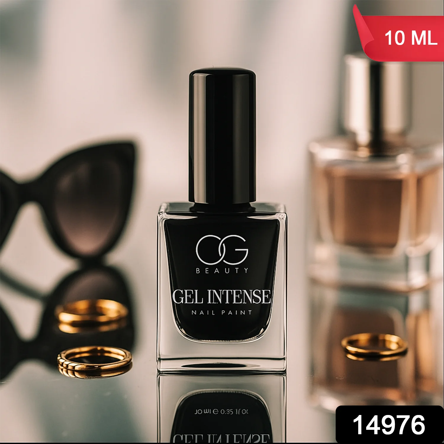 OG Beauty Black Beauty Gel Intense Nail Polish (1 Pc / 10 ML) - Image 2