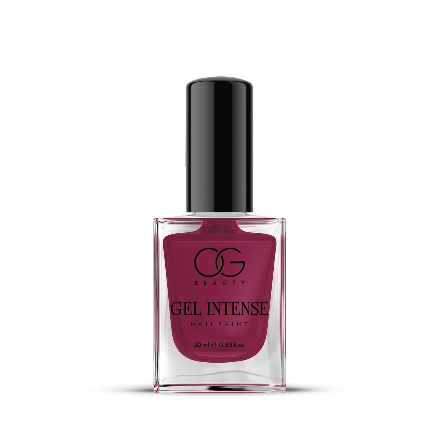 OG Beauty Burgundy Plum Gel Intense Nail Polish (1 Pc / 10 ML) - Image 5