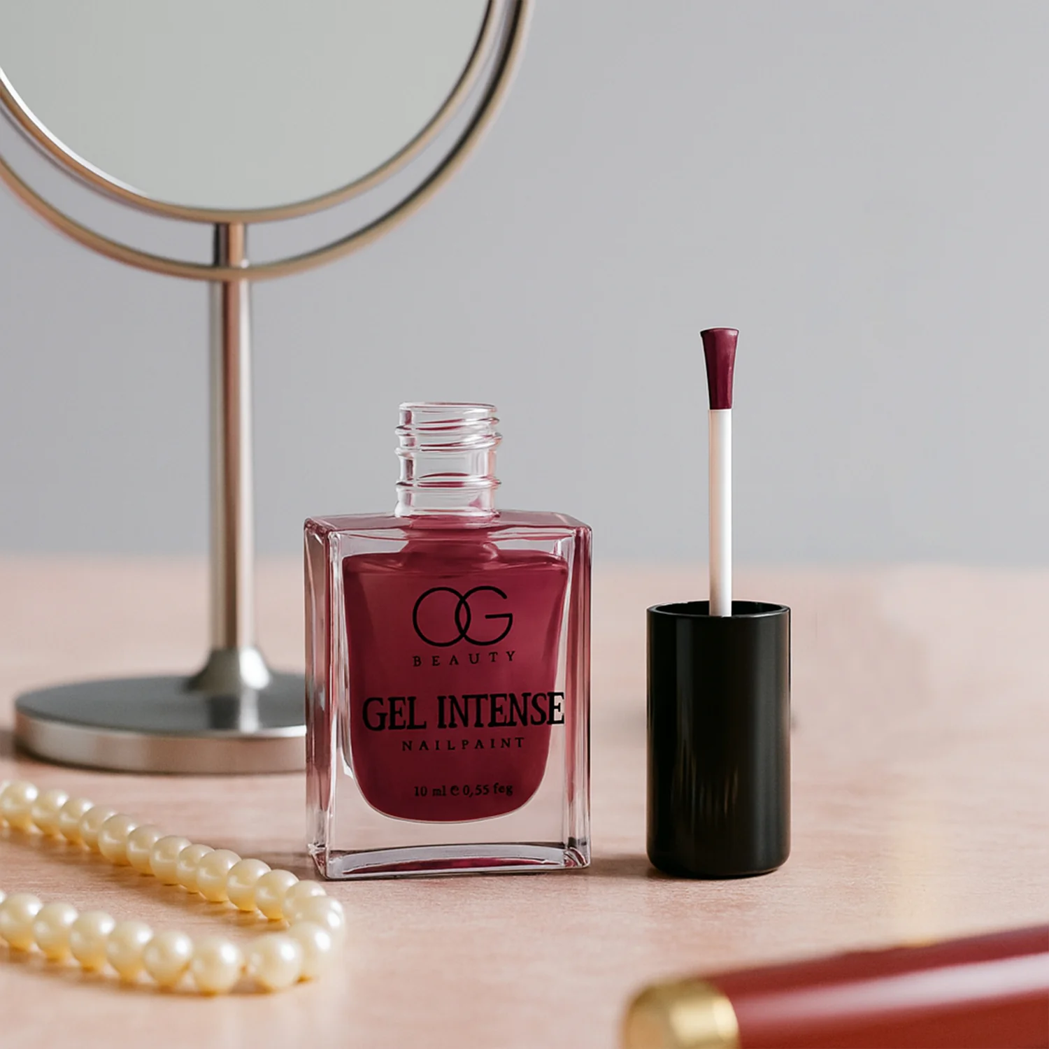 OG Beauty Burgundy Plum Gel Intense Nail Polish (1 Pc / 10 ML) - Image 6