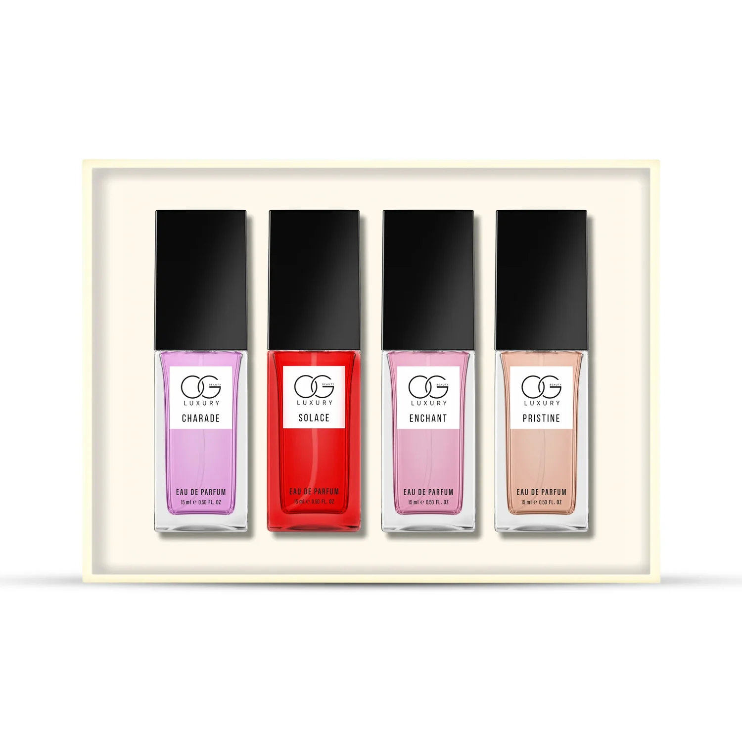 OG Beauty Luxury Pure Elegance Eau De Parfum - (4 Pc / Set / 15 ML) - Image 5
