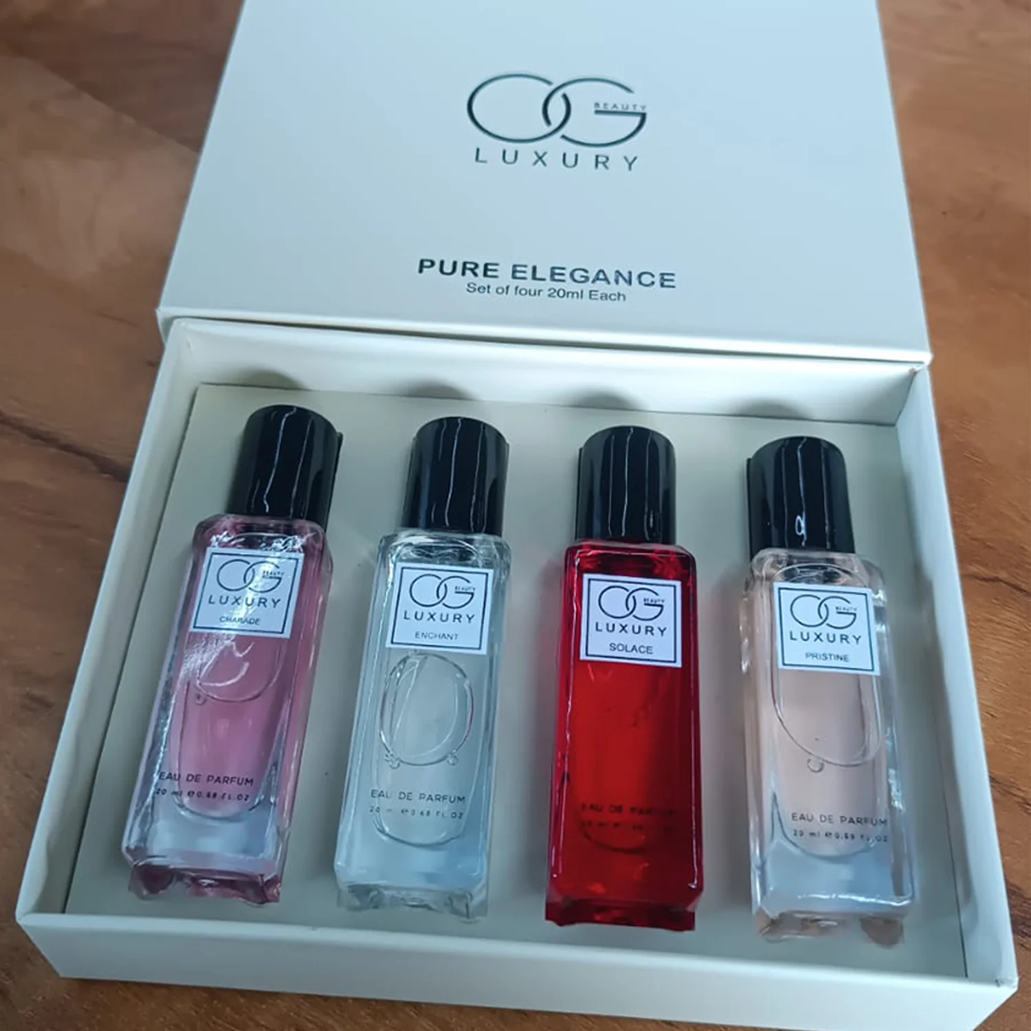 OG Beauty Luxury Pure Elegance Eau De Parfum Gift - (4 Pc / Set / 20 ML) - Image 10
