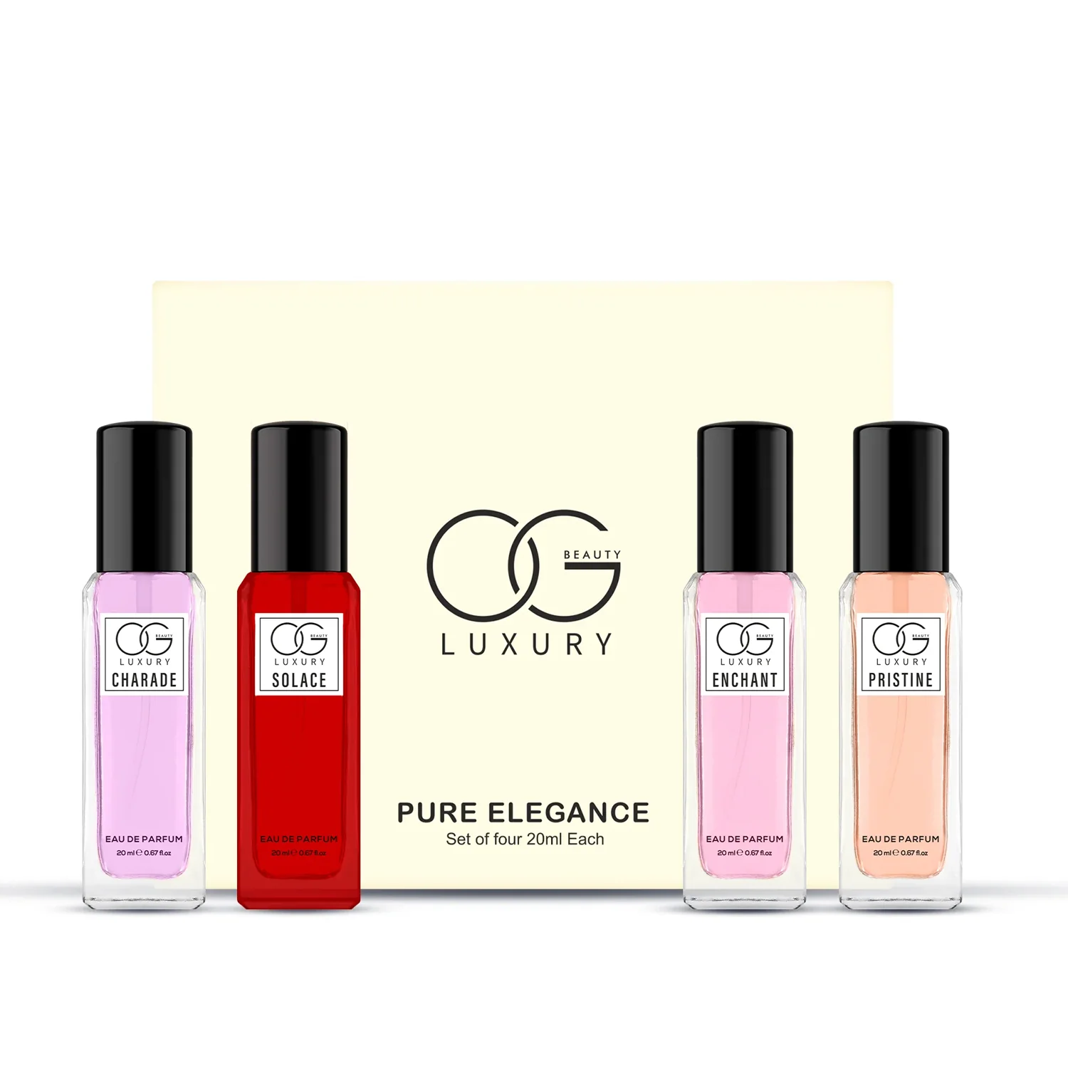 OG Beauty Luxury Pure Elegance Eau De Parfum Gift - (4 Pc / Set / 20 ML) - Image 5