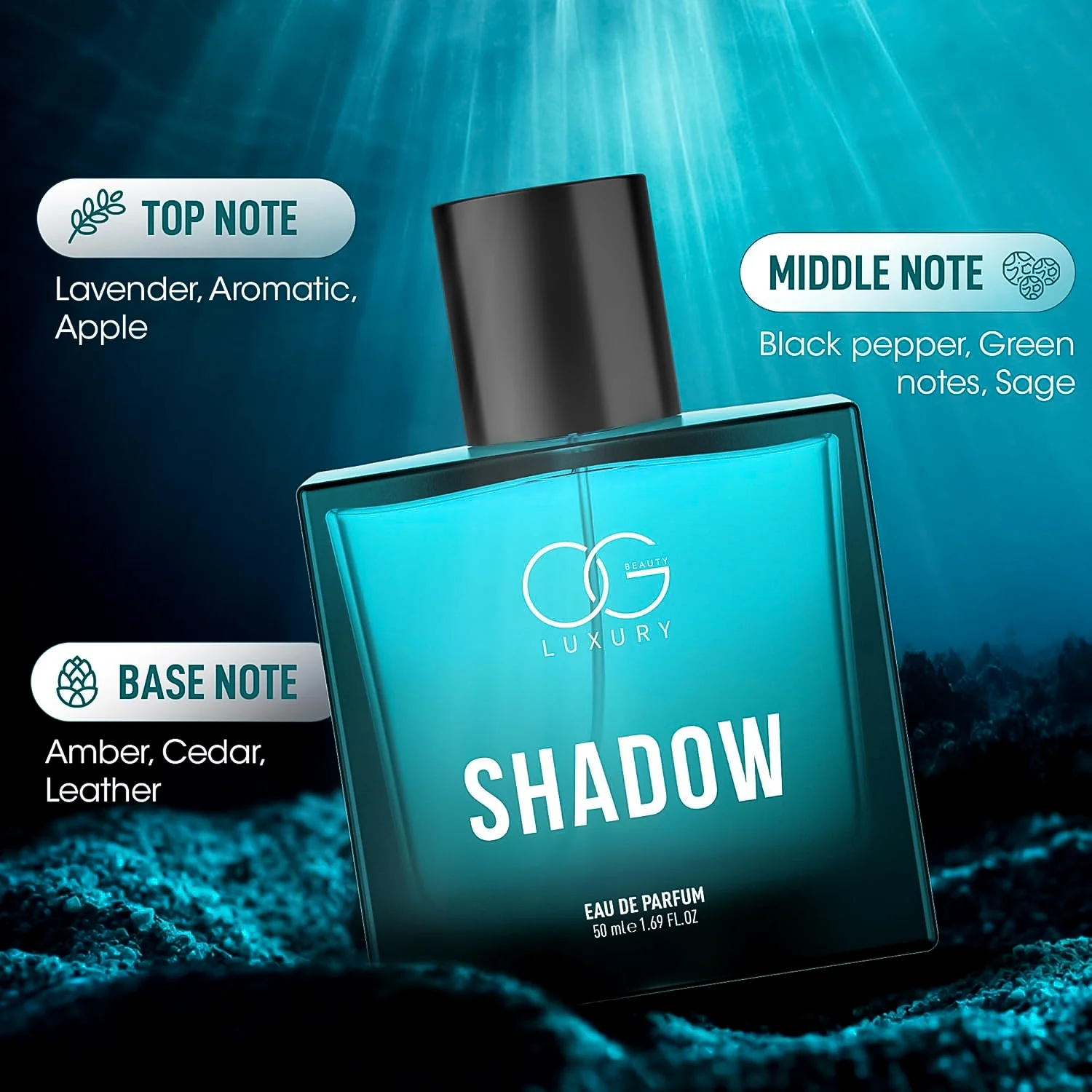 OG Beauty Luxury Shadow Eau de Parfum (50ML / 1 Pc) - Image 3