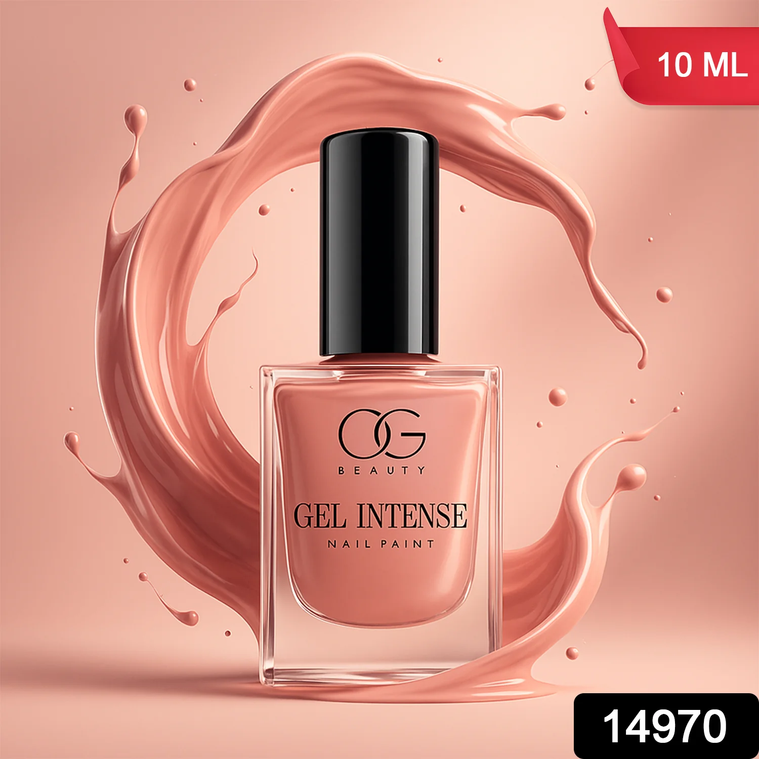 OG Beauty Pastel Peach Gel Intense Nail Polish (1 Pc / 10 ML) - Image 2