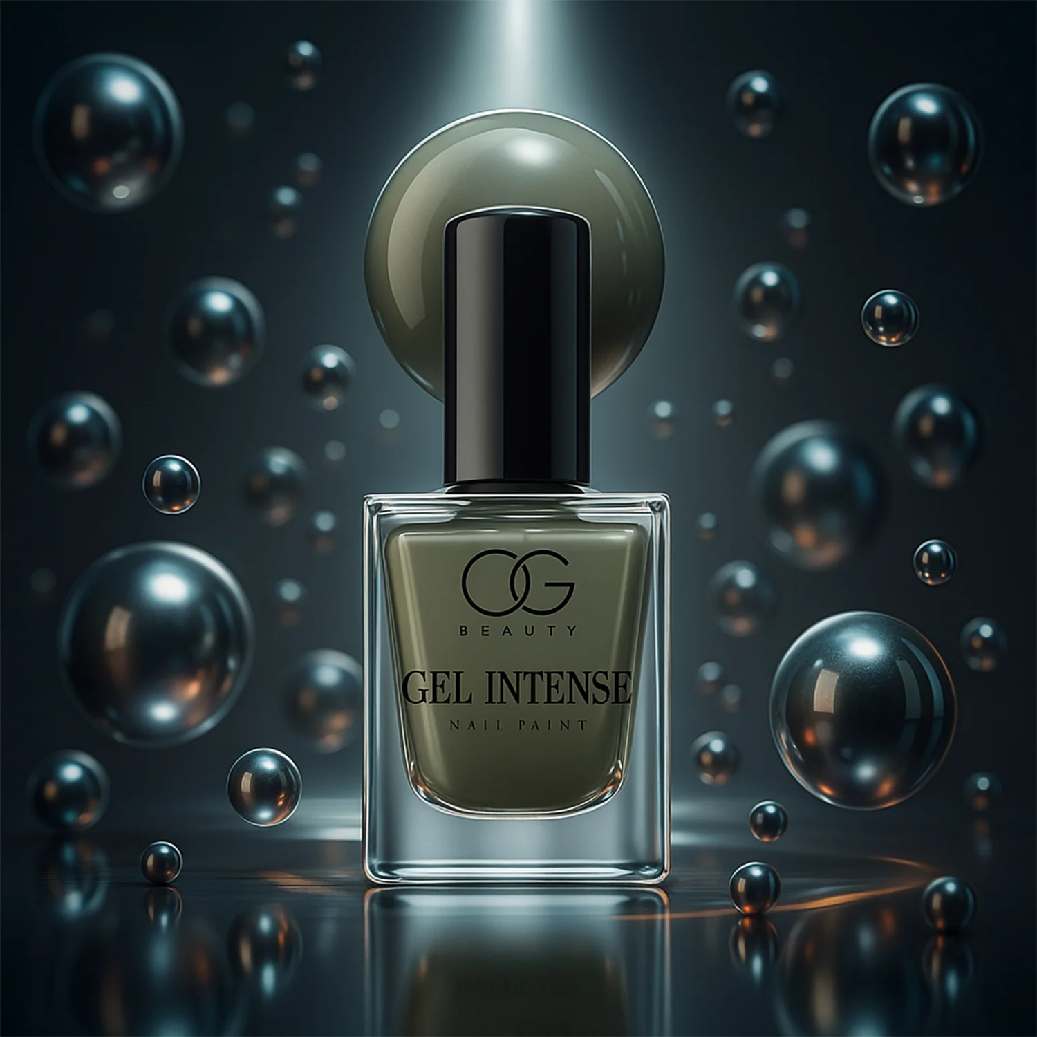 OG Beauty Pearl Grey Gel Intense Nail Polish (1 Pc / 10 ML)
