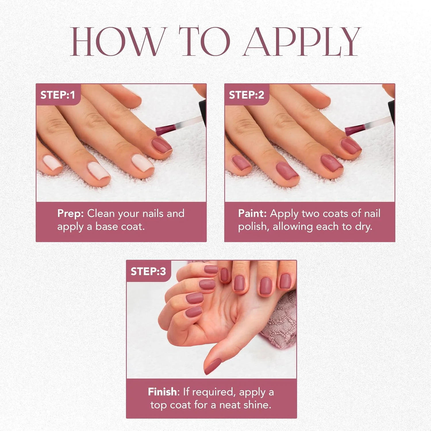 OG Beauty Perfect Pink Mattify Nail Paint (10 ML / 1 Pc) - Image 4